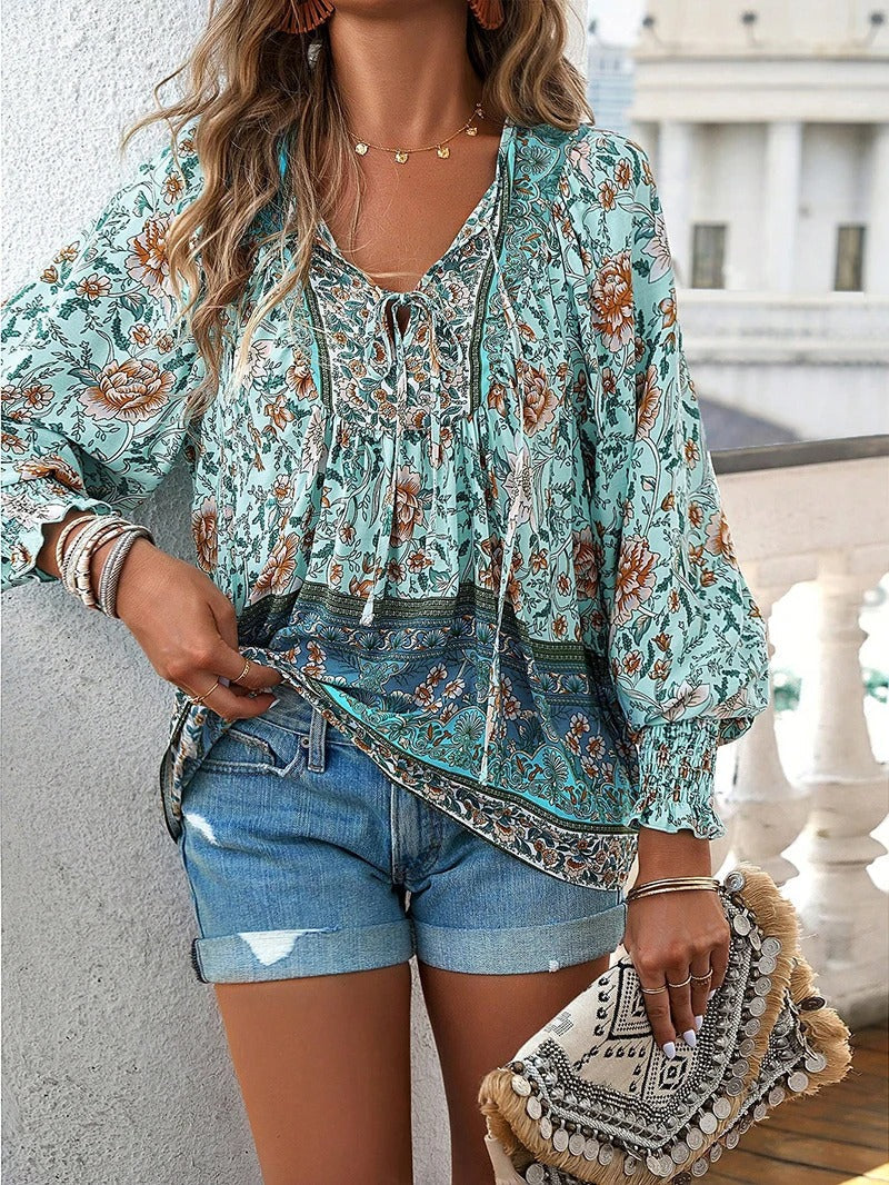 Nadine™ | Elegante Bloemenblouse