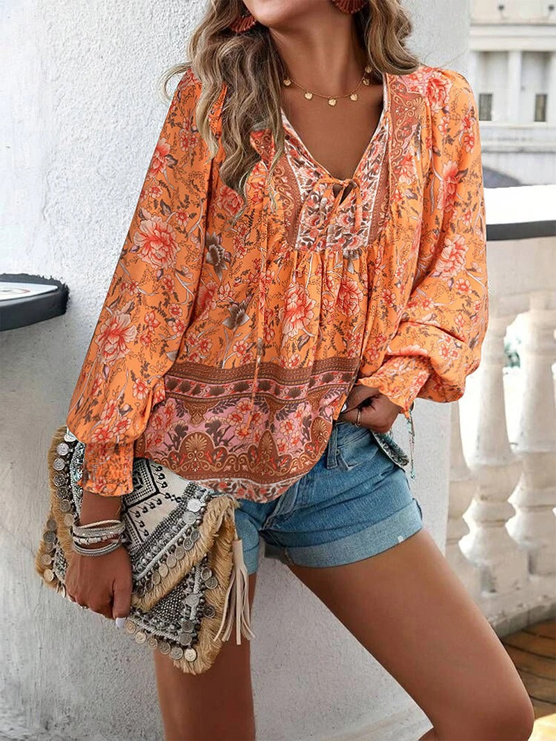Nadine™ | Elegante Bloemenblouse