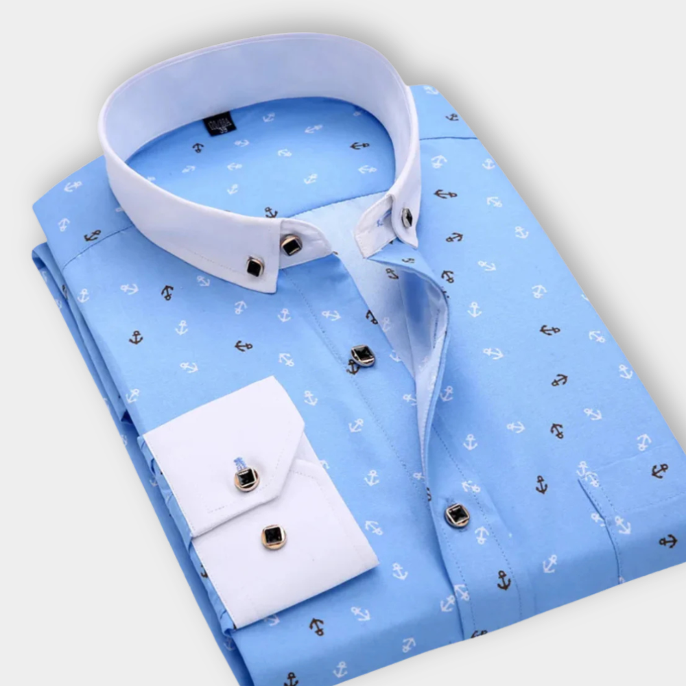 Reinier™ | Nautisch Print Overhemd