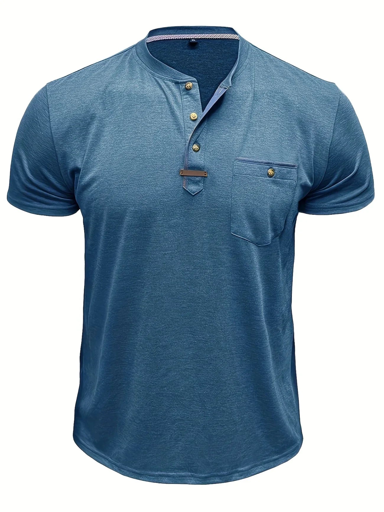 Roel™ | Elegant Ronde Hals T-shirt Met Zak