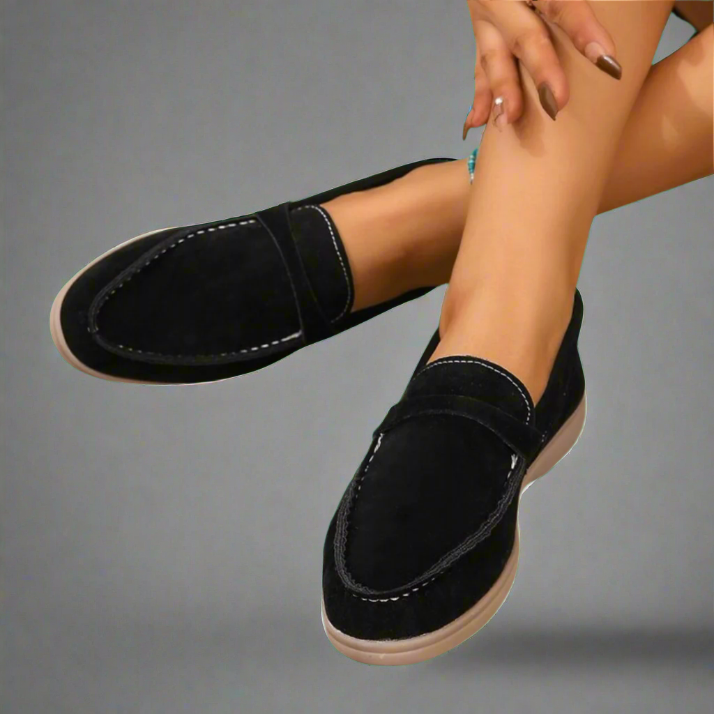 Inaya™|Handgemaakte Elegante Suède Mocassins