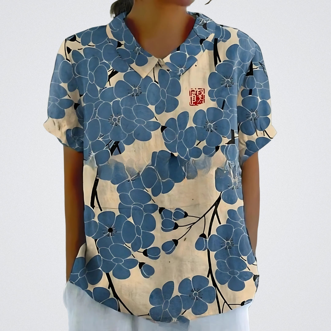 Benthe™|Bloemen Blouse