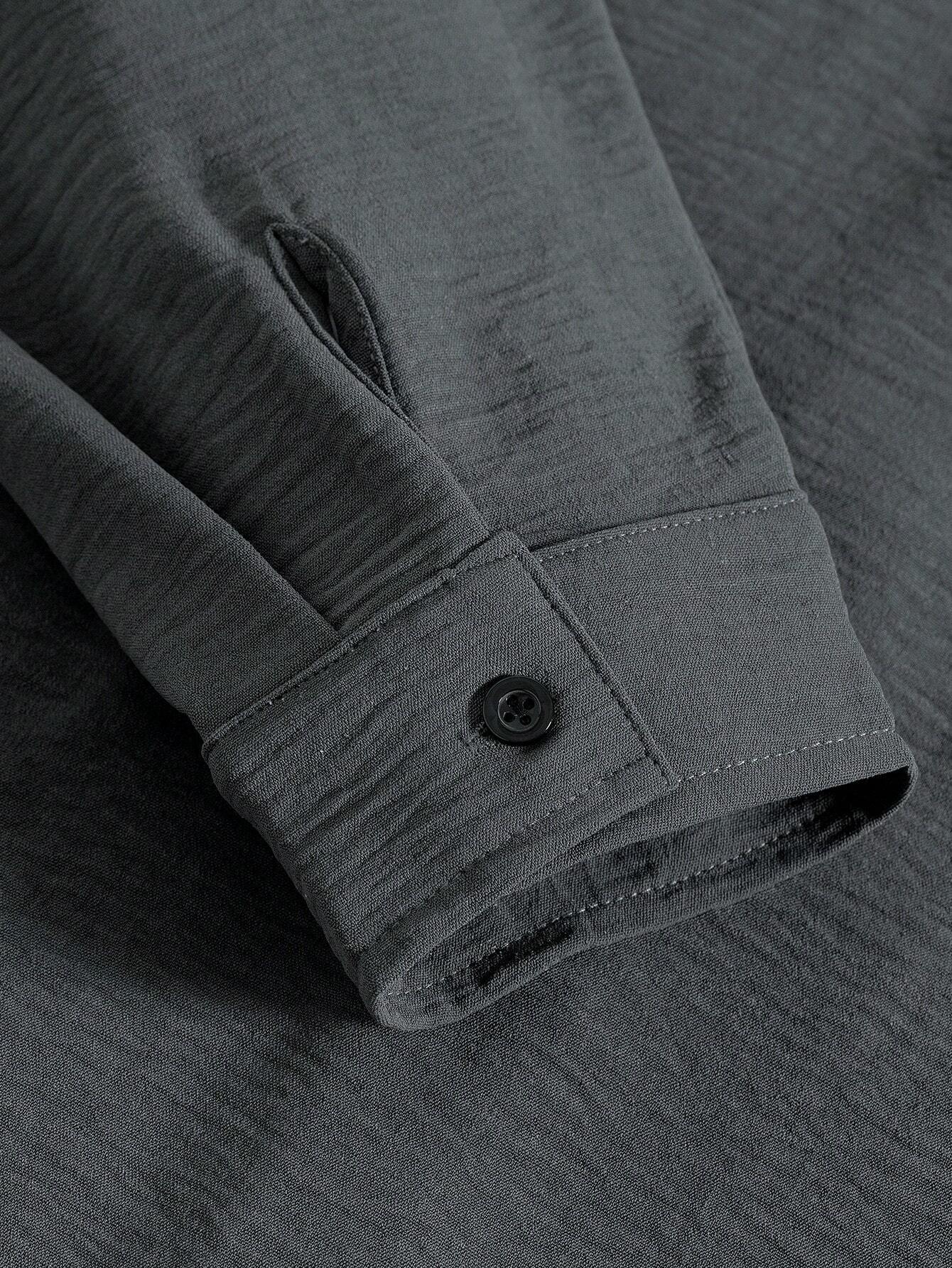 Henk™ | CasualCool Overhemd Met Zakpatch