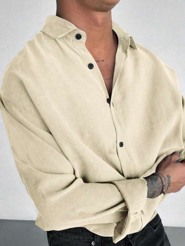Henk™ | CasualCool Overhemd Met Zakpatch