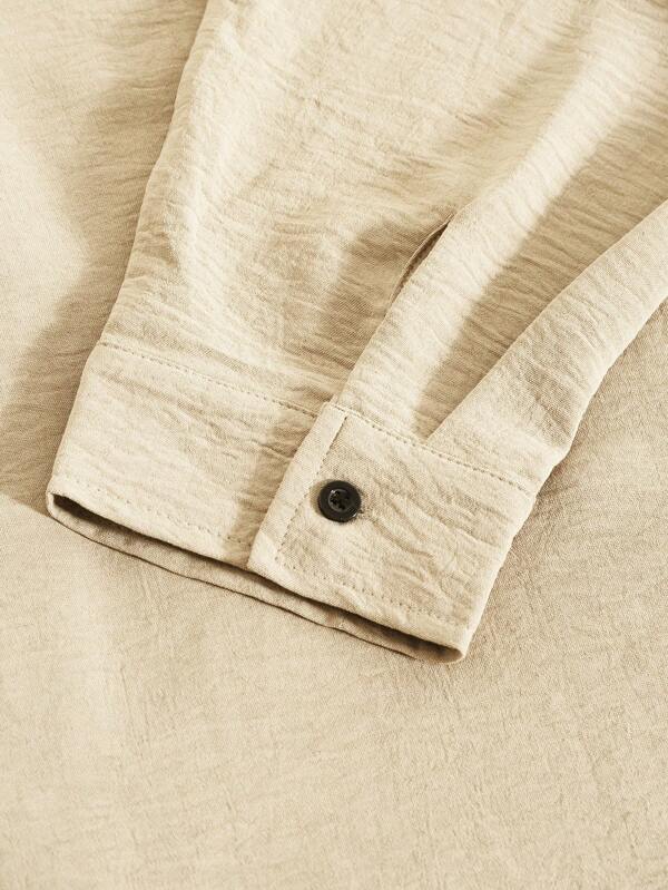Henk™ | CasualCool Overhemd Met Zakpatch