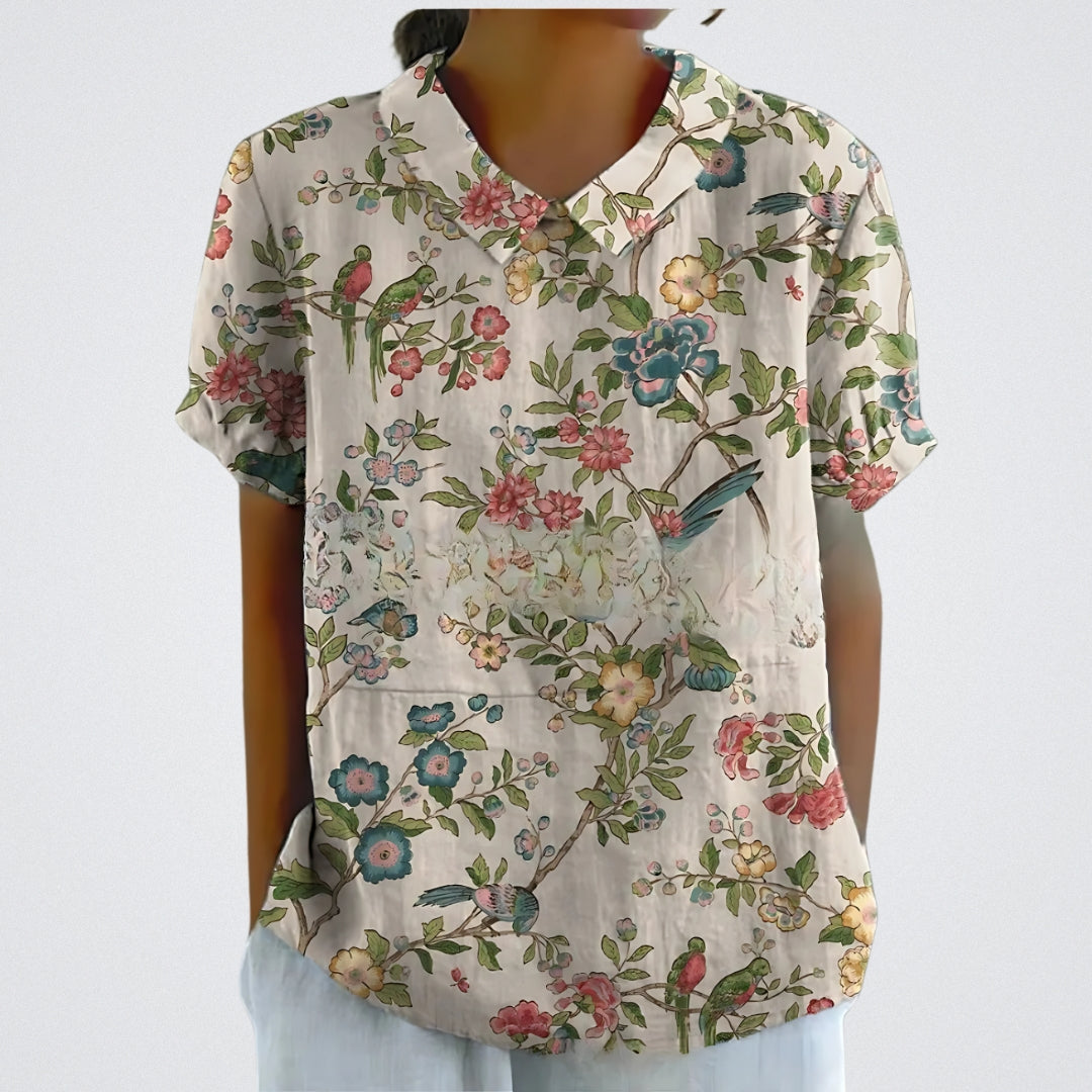 Benthe™|Bloemen Blouse