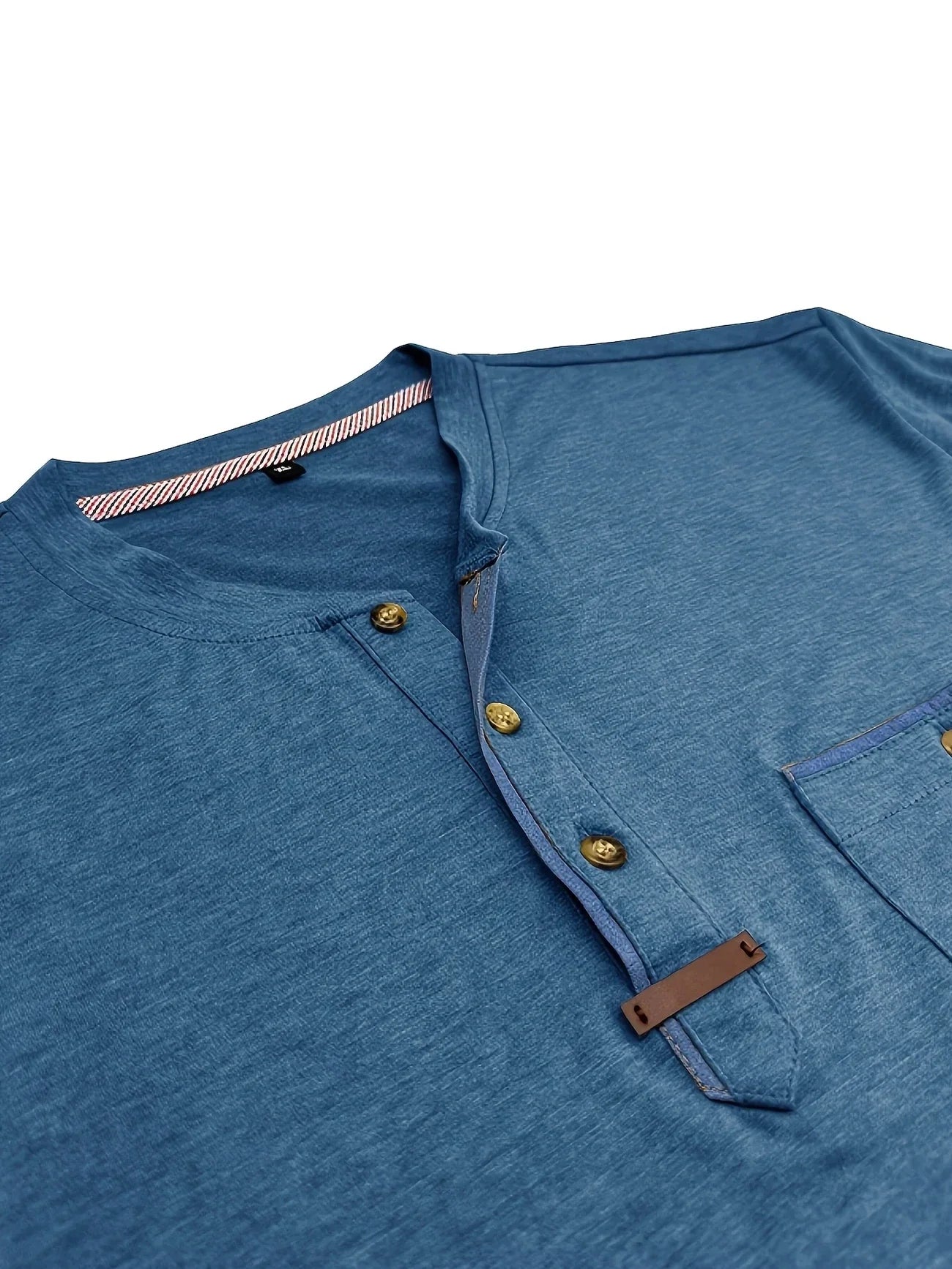 Roel™ | Elegant Ronde Hals T-shirt Met Zak
