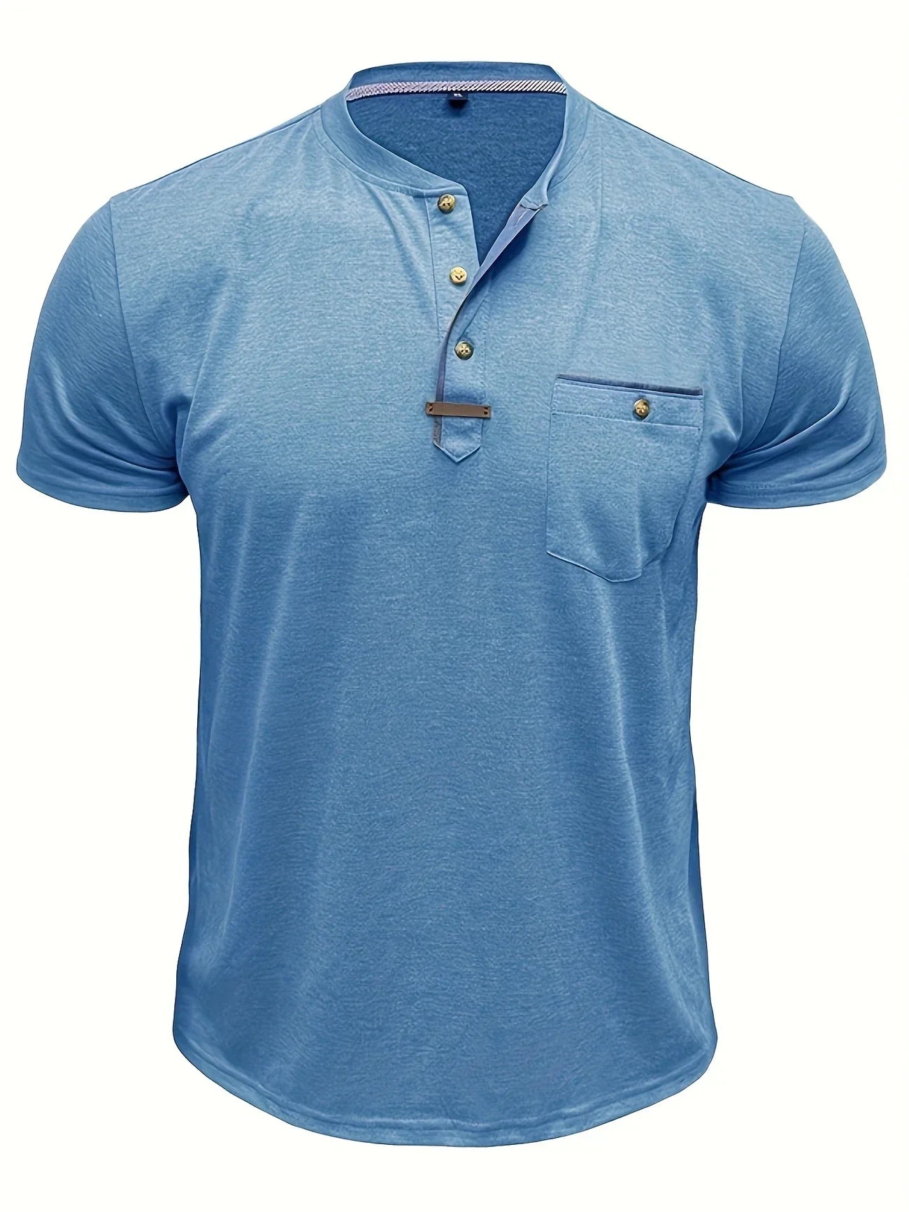 Roel™ | Elegant Ronde Hals T-shirt Met Zak