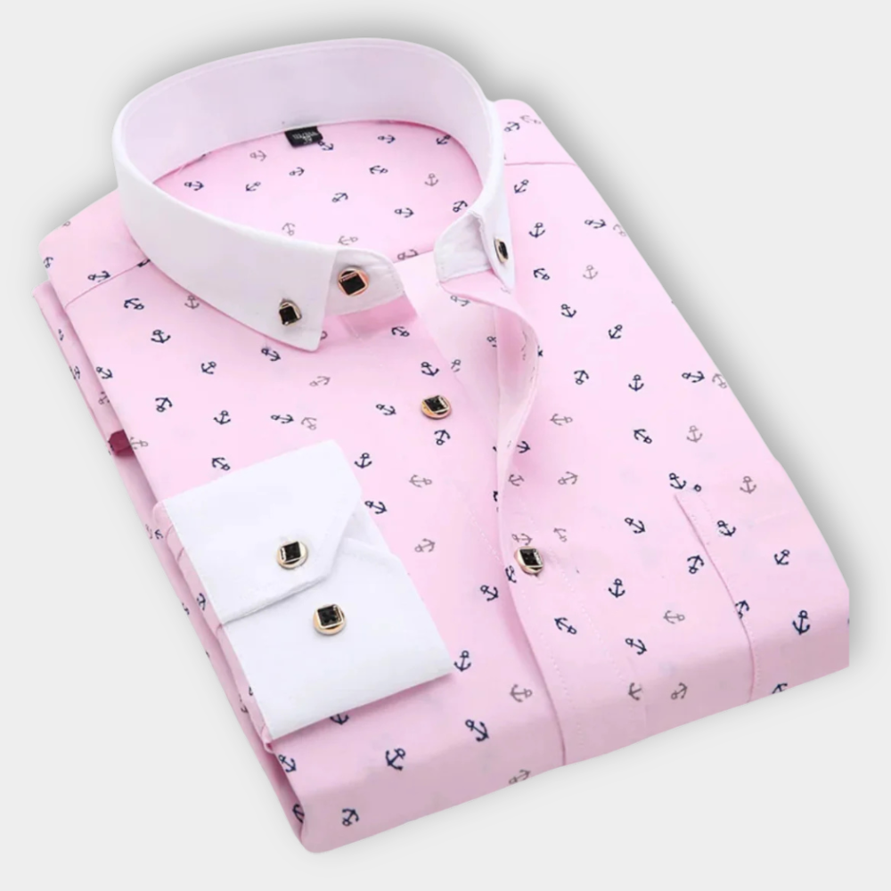 Reinier™ | Nautisch Print Overhemd