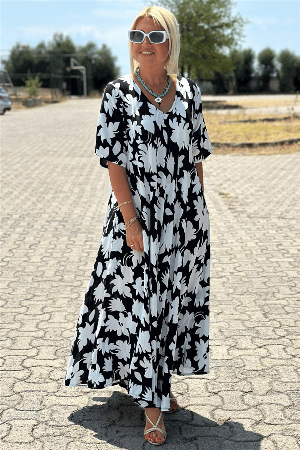 Camilla™ | Elegante Jurk Met Buikbedekking