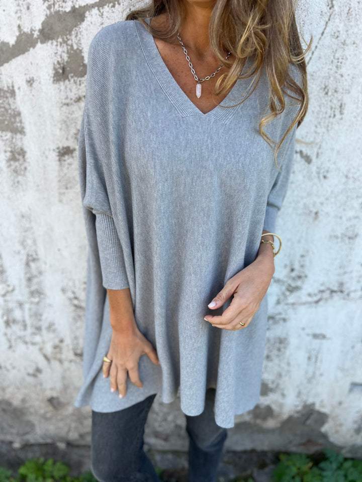 Elisabeth™|Trui met Oversized V-hals