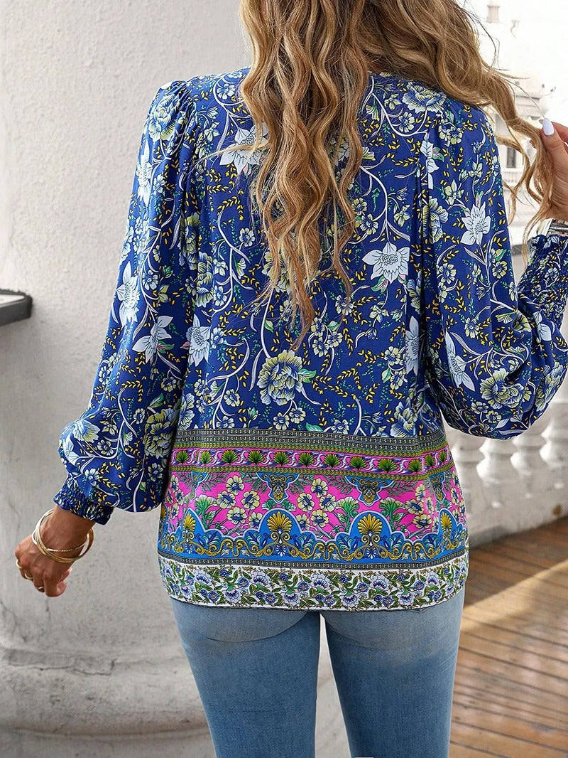Nadine™ | Elegante Bloemenblouse