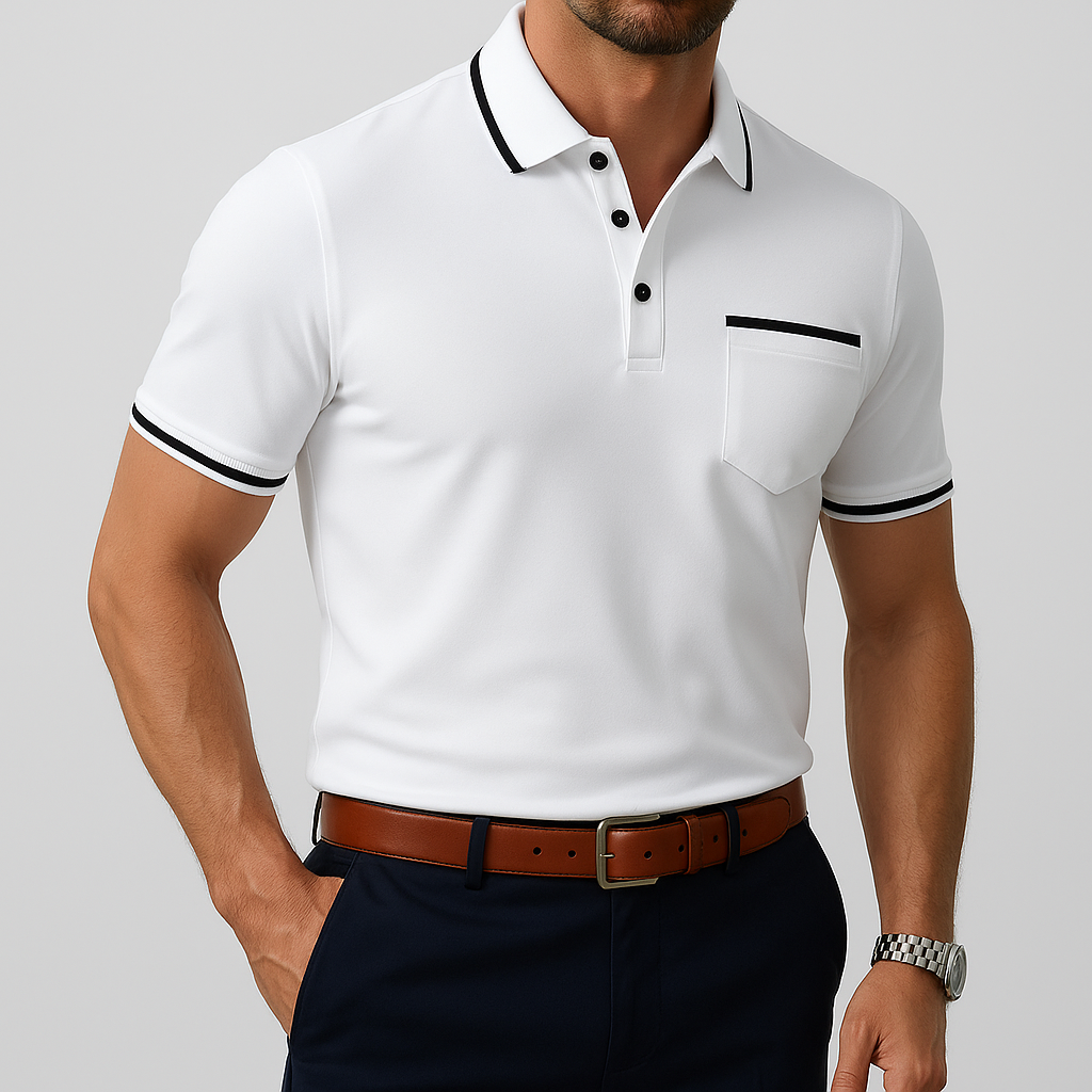Jasper™ | Slim-Fit Polo Met Korte Mouwen