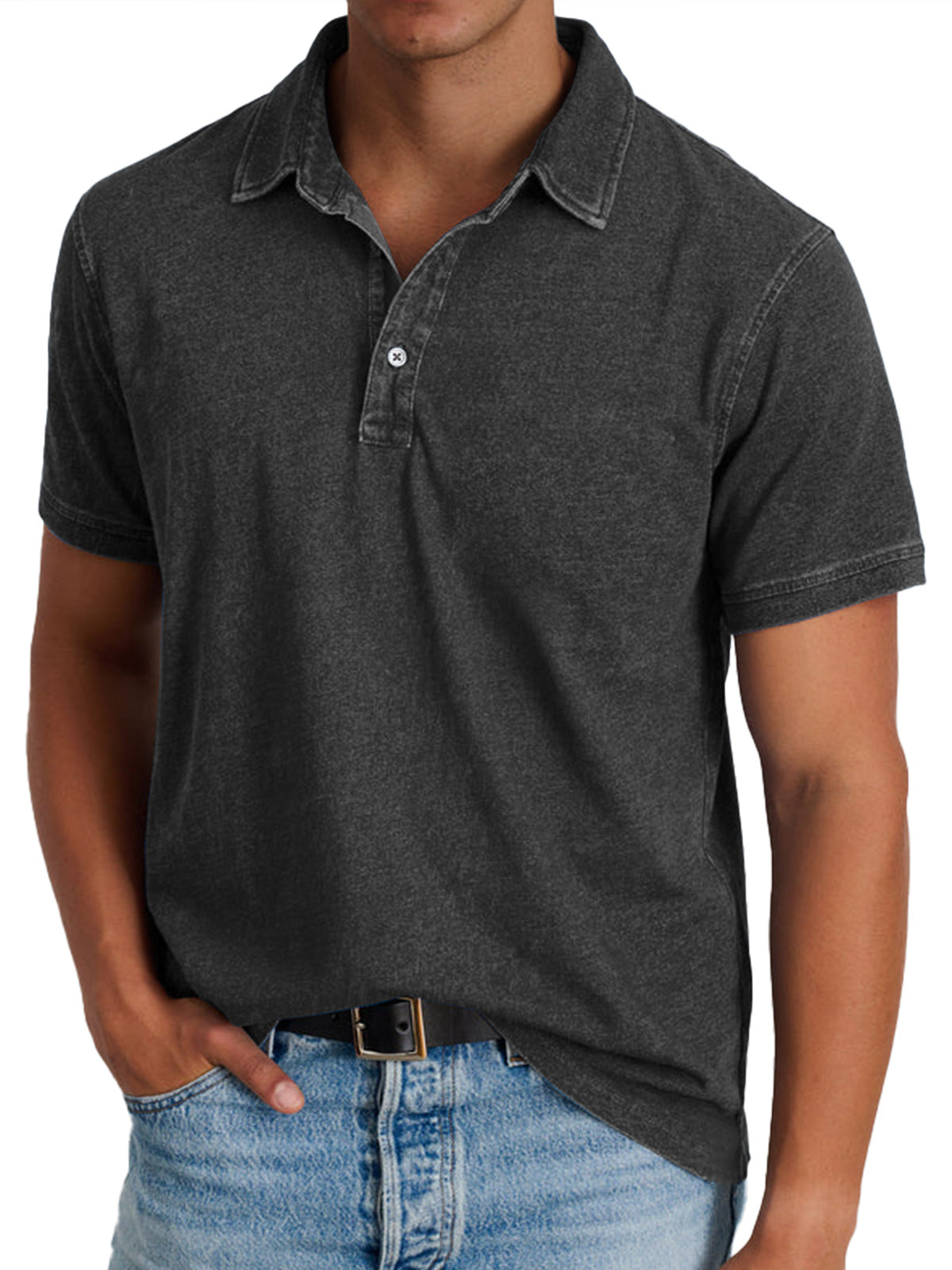 Liam™|Poloshirt met kraag voor mannen