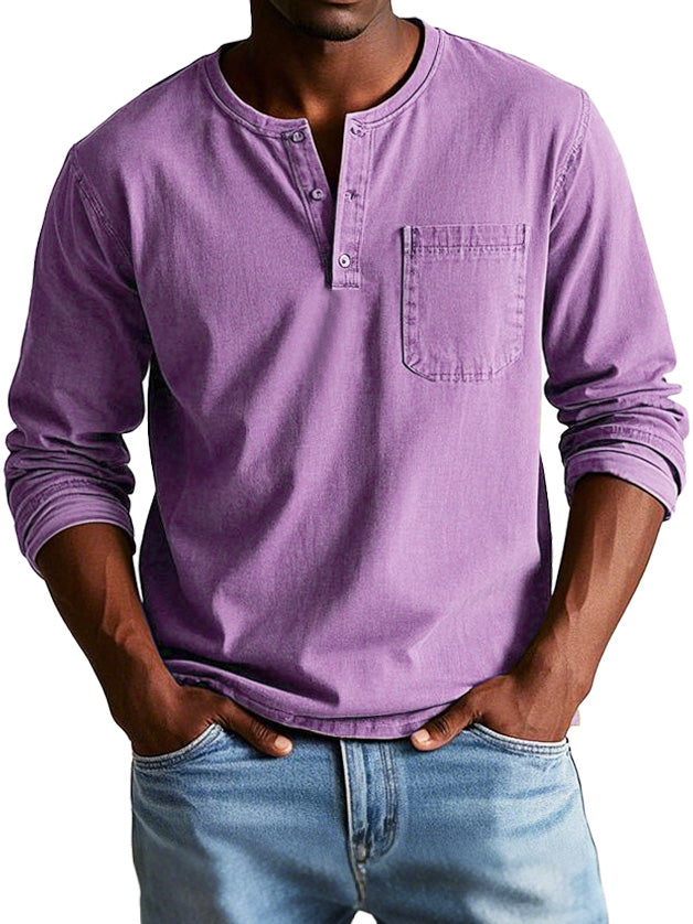 Richard™ |Vintage Shirt met Lange Mouwen