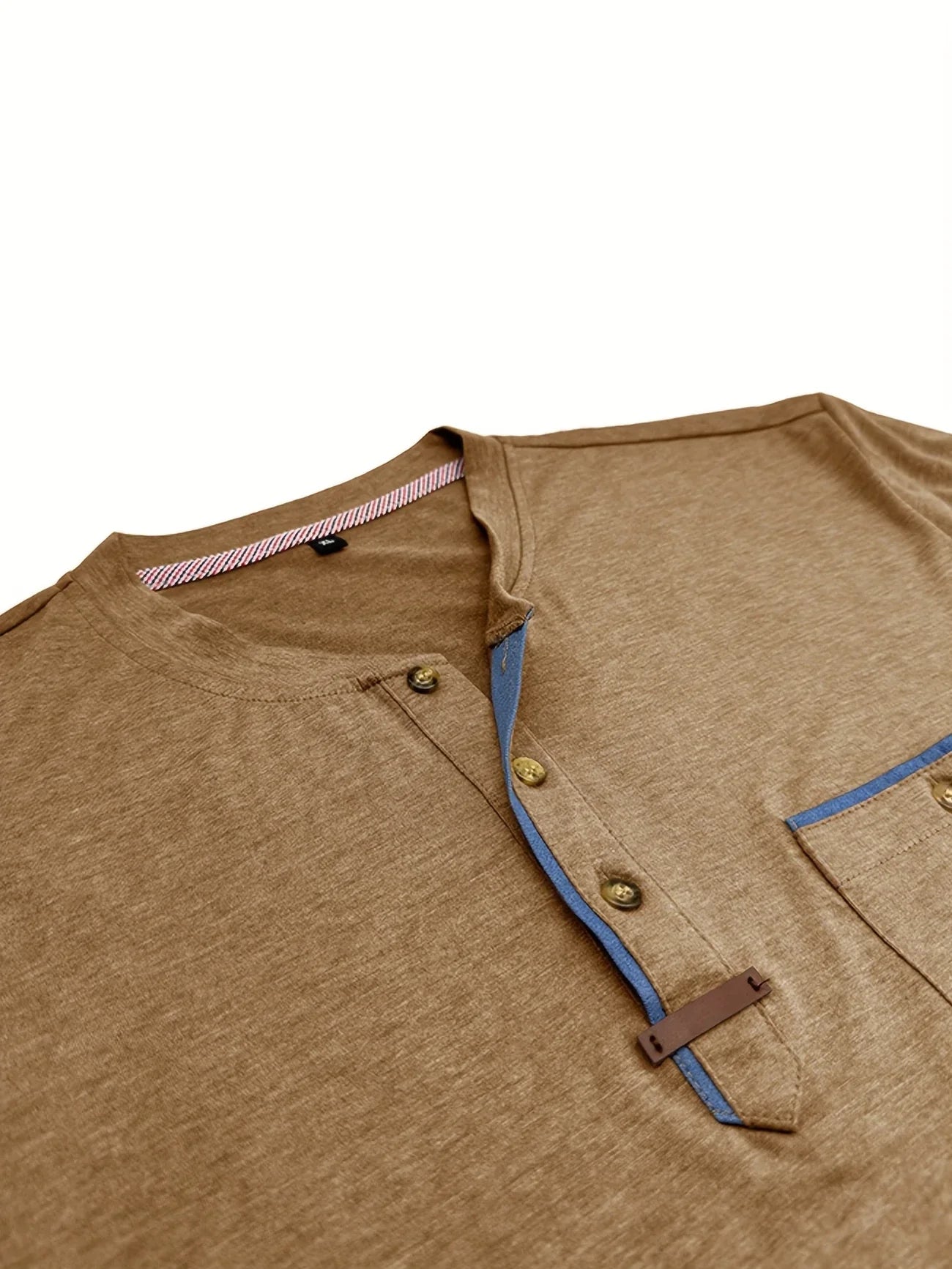 Roel™ | Elegant Ronde Hals T-shirt Met Zak