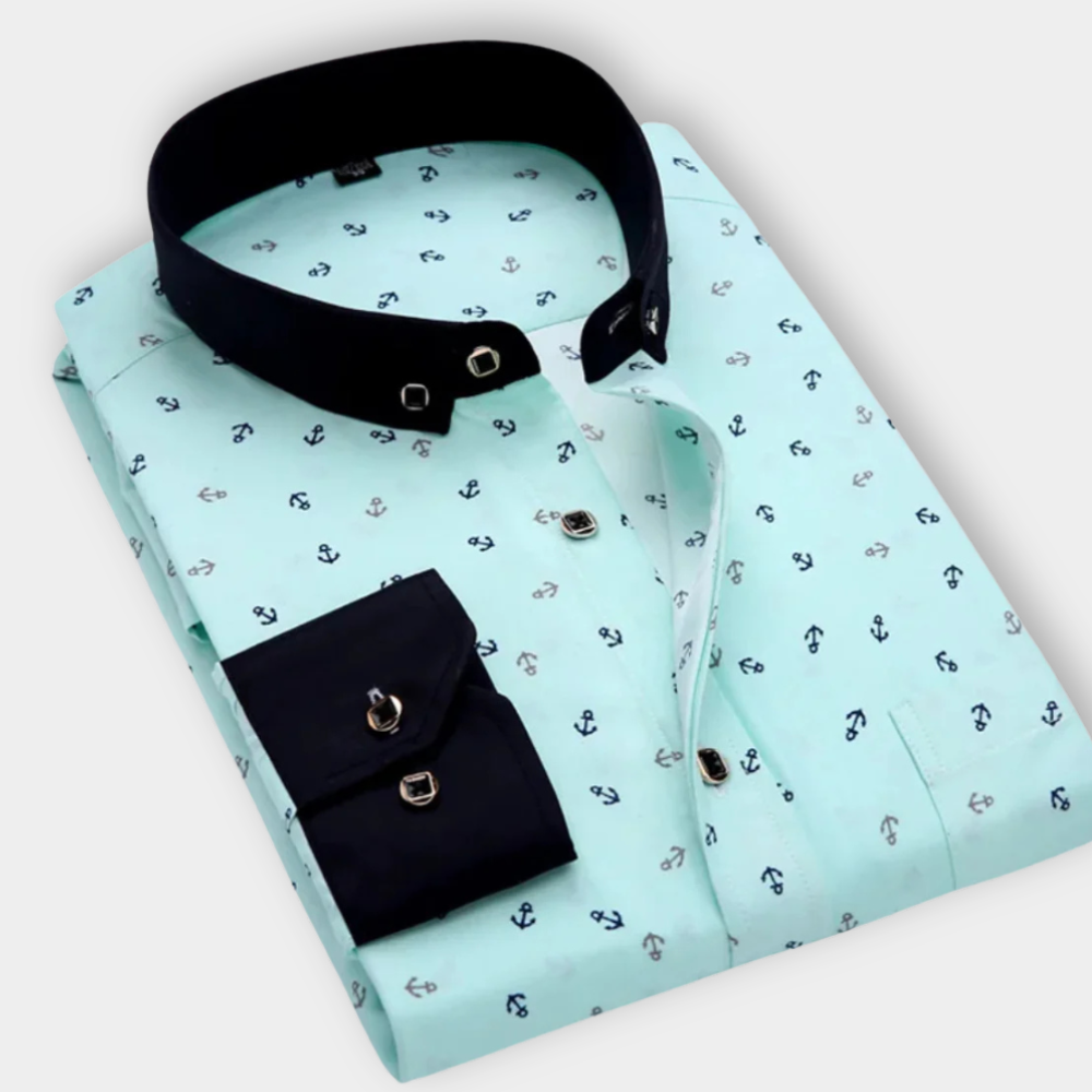 Reinier™ | Nautisch Print Overhemd