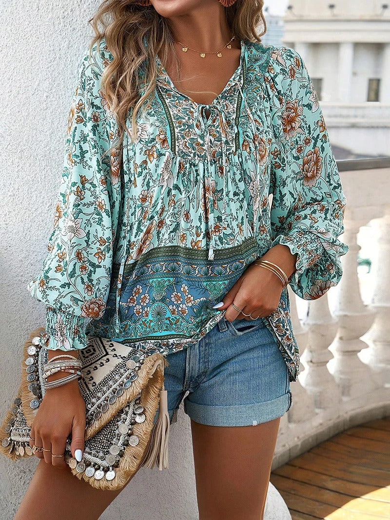 Nadine™ | Elegante Bloemenblouse