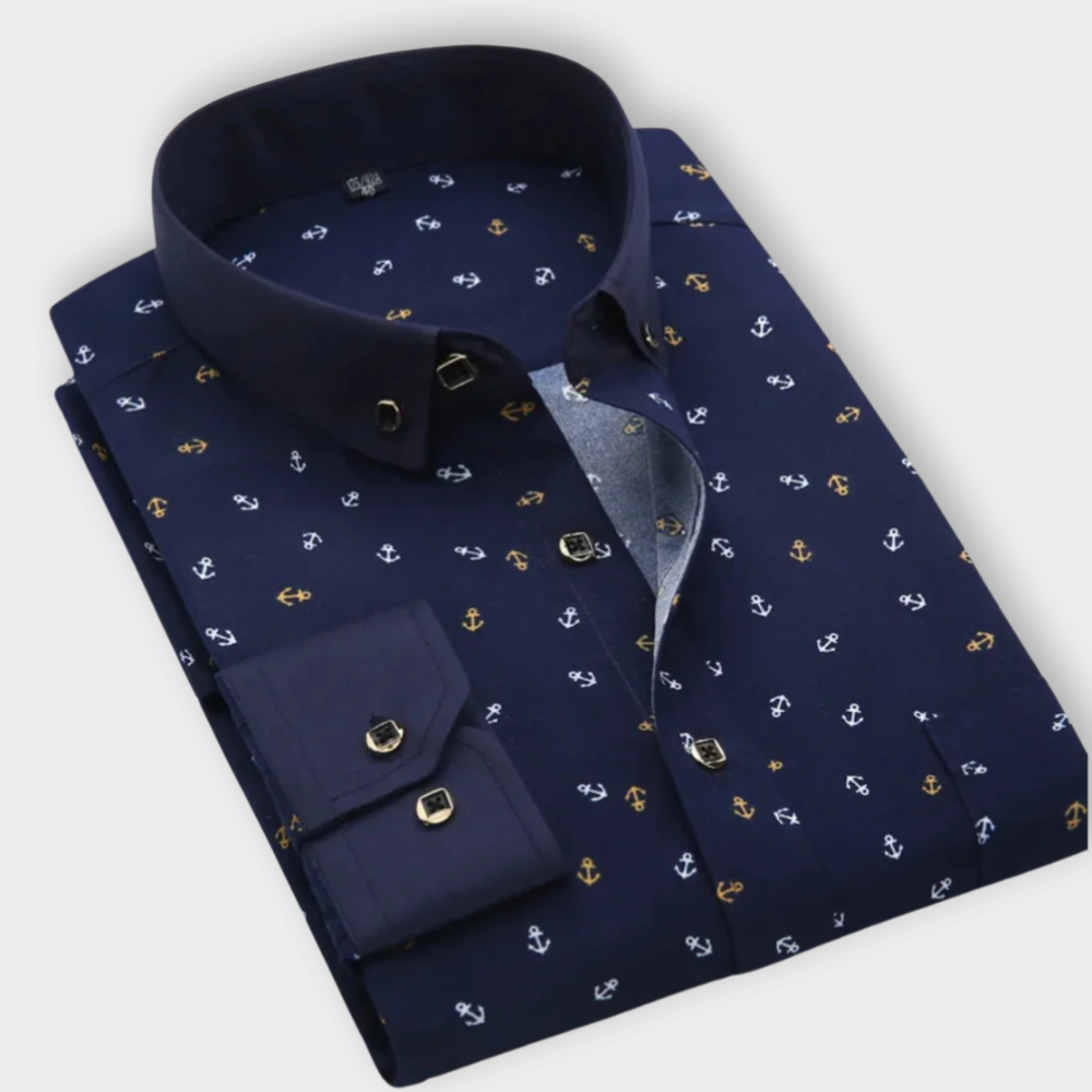 Reinier™ | Nautisch Print Overhemd