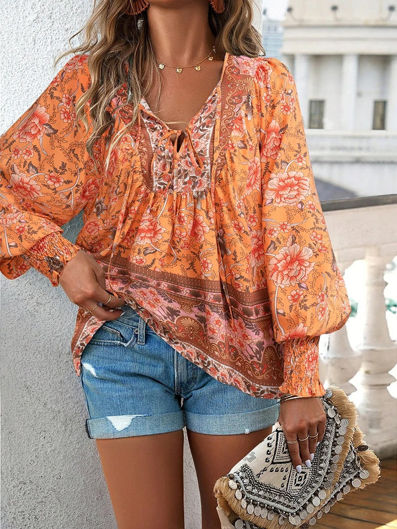 Nadine™ | Elegante Bloemenblouse