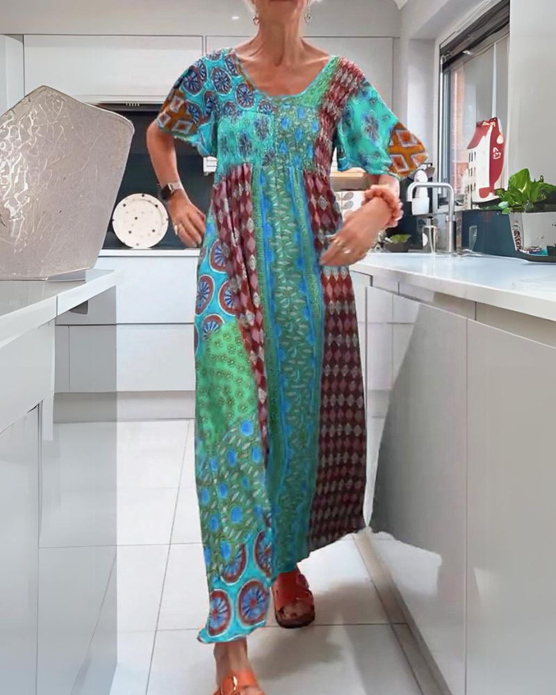 Marloes™ | Kleurrijke Boho Jurk
