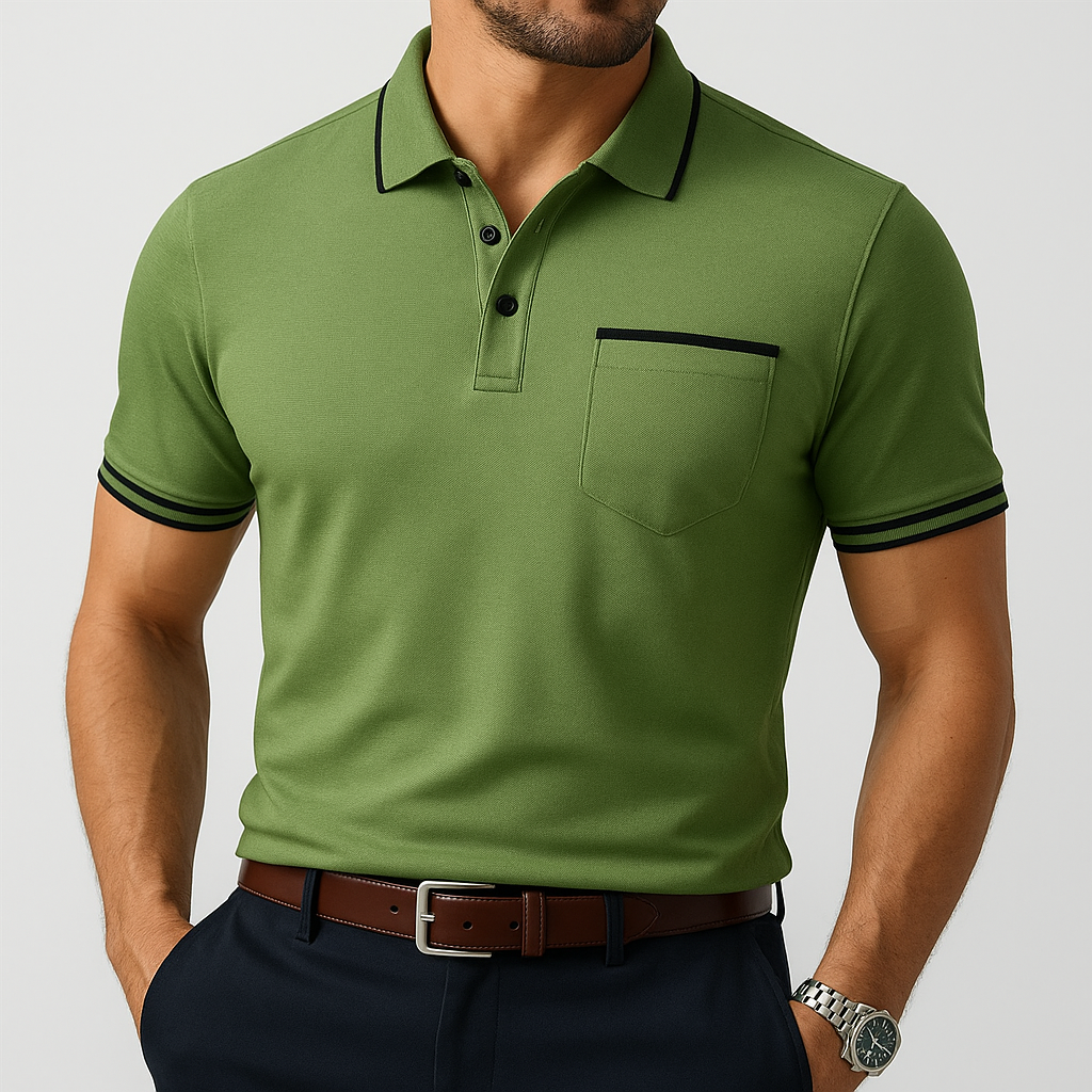 Jasper™ | Slim-Fit Polo Met Korte Mouwen