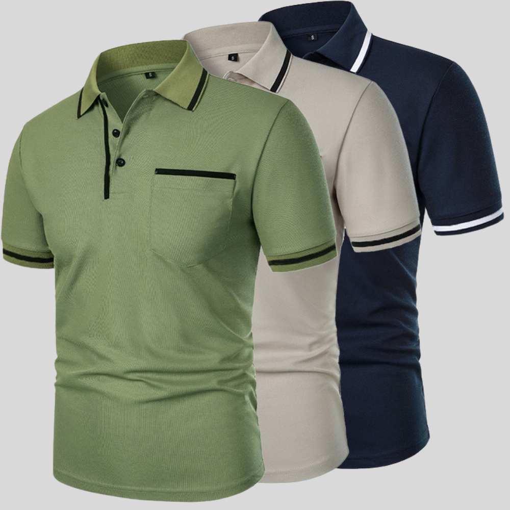 Jasper™ | Slim-Fit Polo Met Korte Mouwen