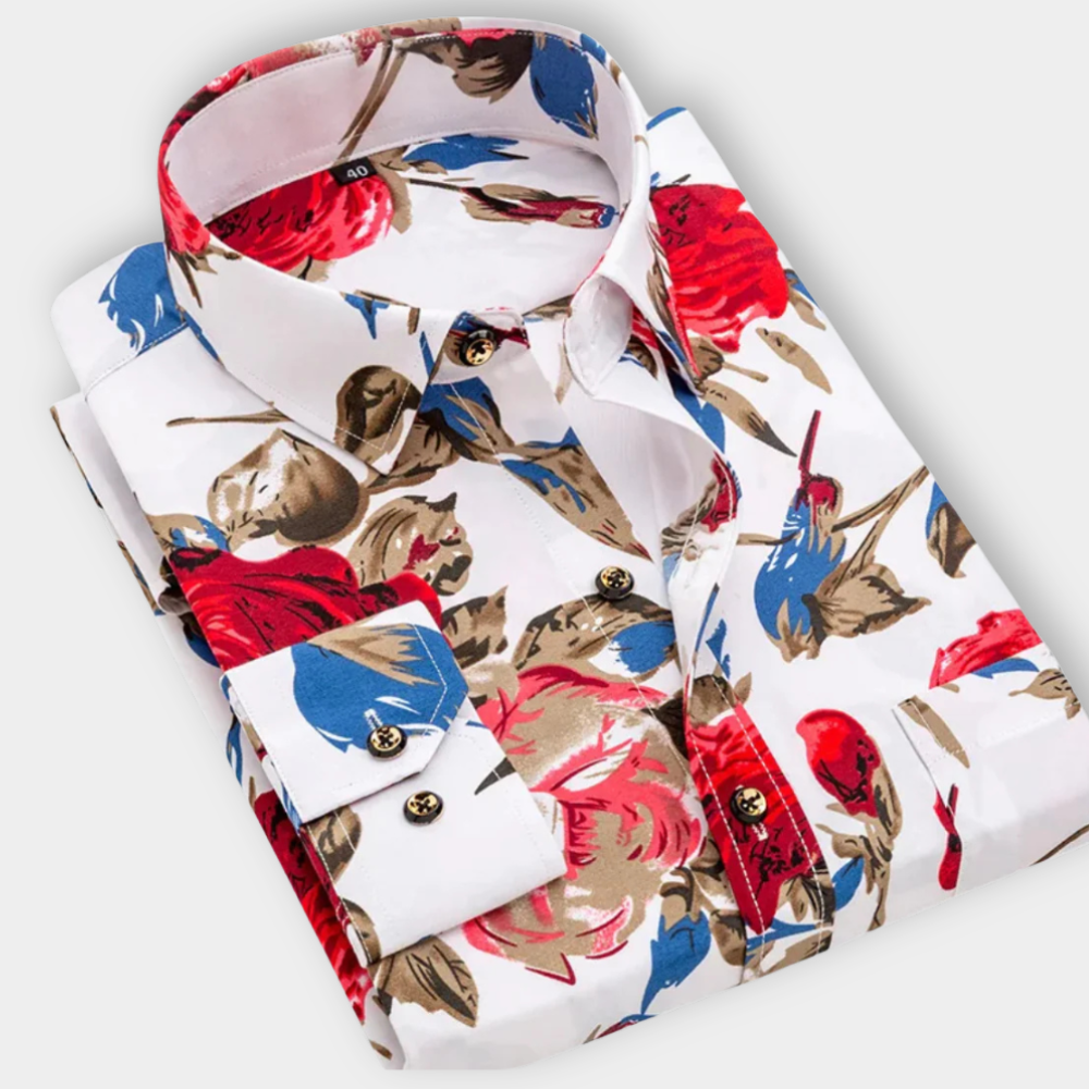 Reinier™ | Nautisch Print Overhemd