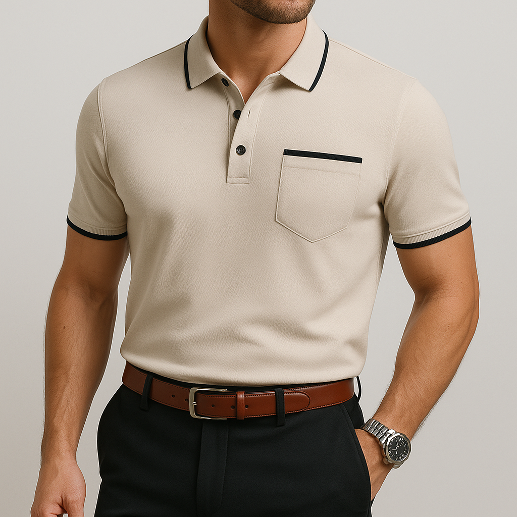 Jasper™ | Slim-Fit Polo Met Korte Mouwen