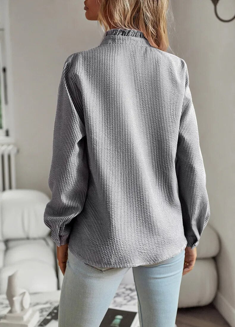 Babs™ | Elegante Polo Blouse