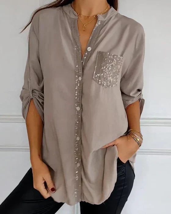 Liva™|Casual Glamoureuze Top