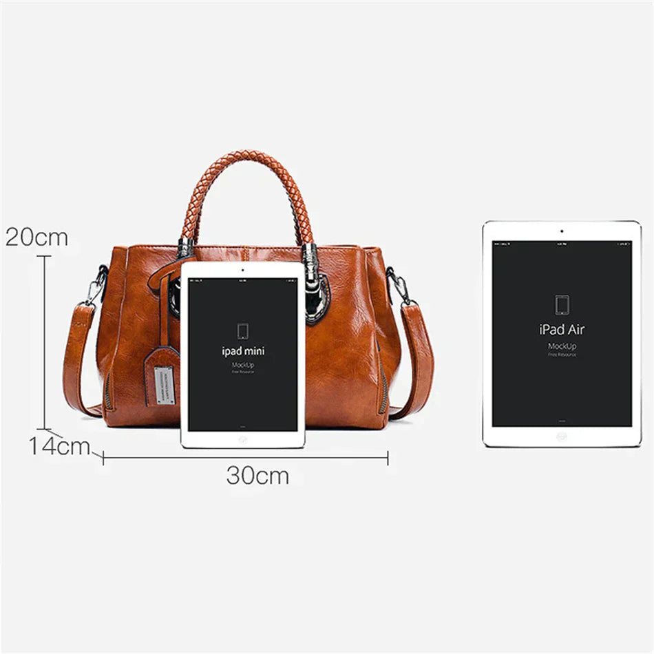 Viola™|Stijlvolle Leren Handtas