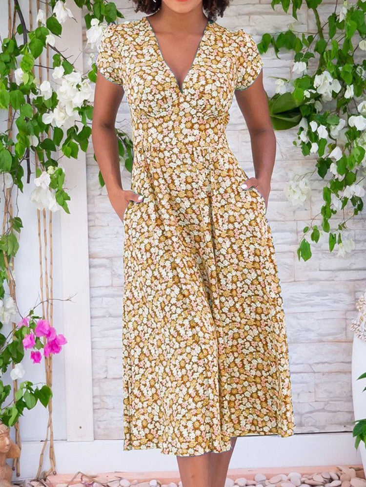 Fien™ | Button-Front Midi Jurk