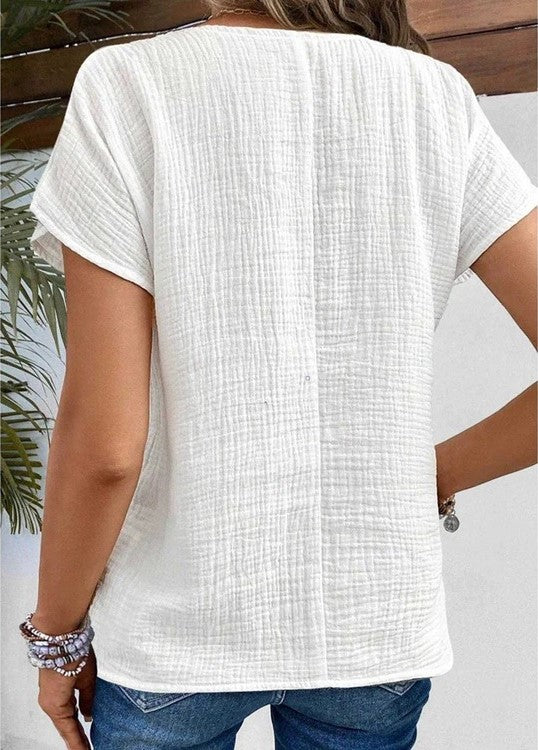 Noor™ | Blouse met Kraag en Knopen