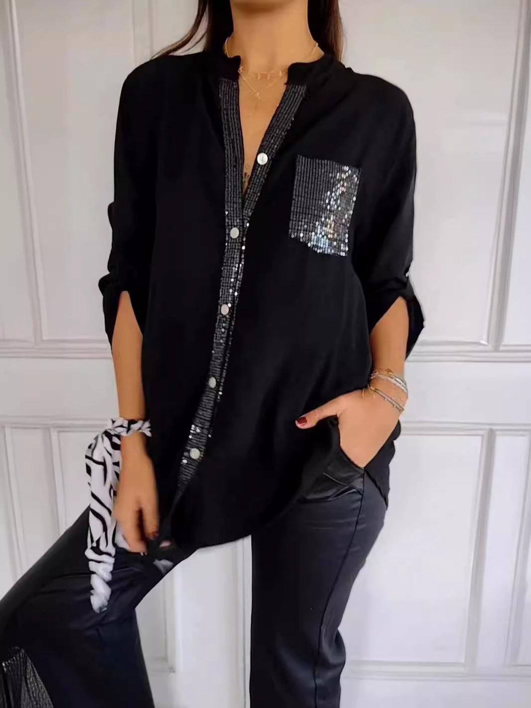 Liva™|Casual Glamoureuze Top