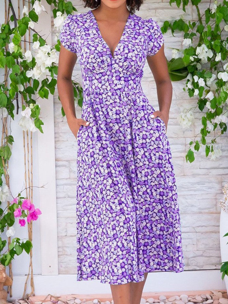 Fien™ | Button-Front Midi Jurk