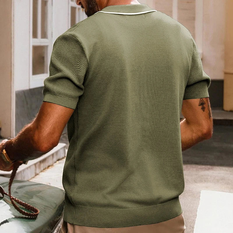 Lars™ | Gebreid Zomershirt