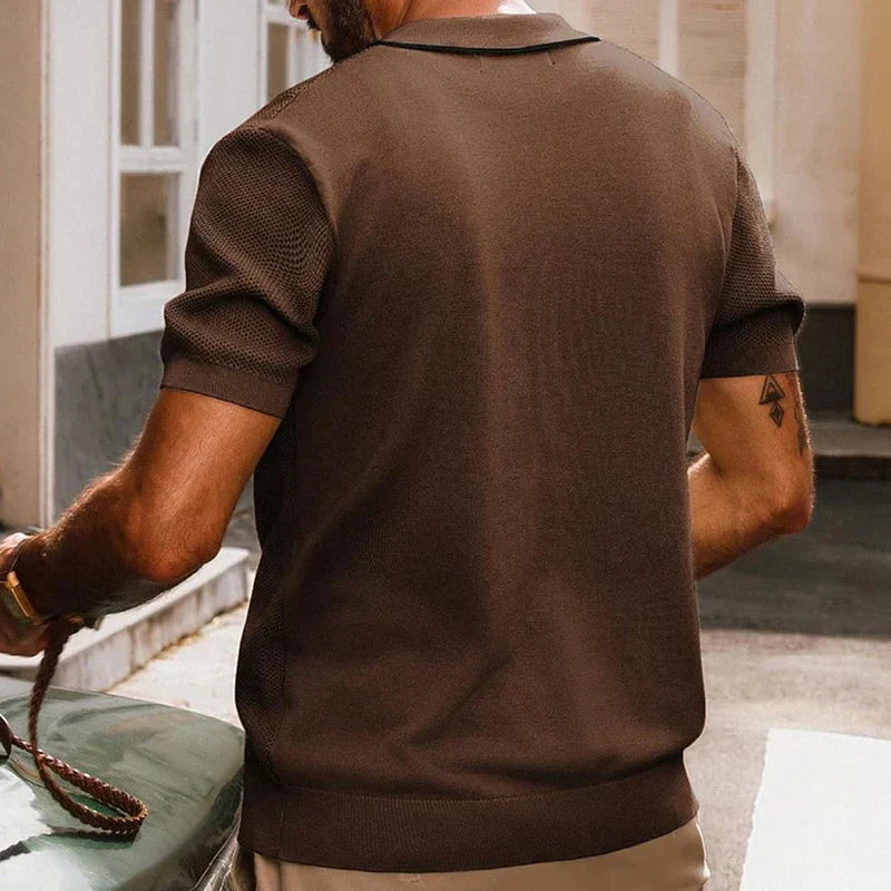 Lars™ | Gebreid Zomershirt