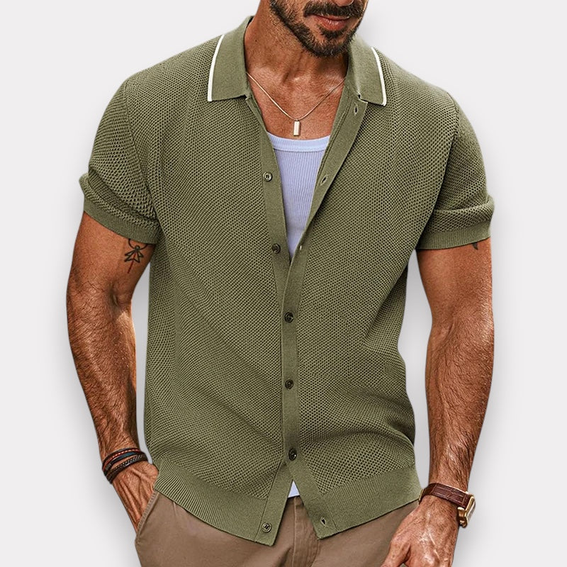 Lars™ | Gebreid Zomershirt