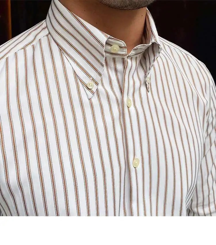 Thomas™ | Retro Gestreept Overhemd