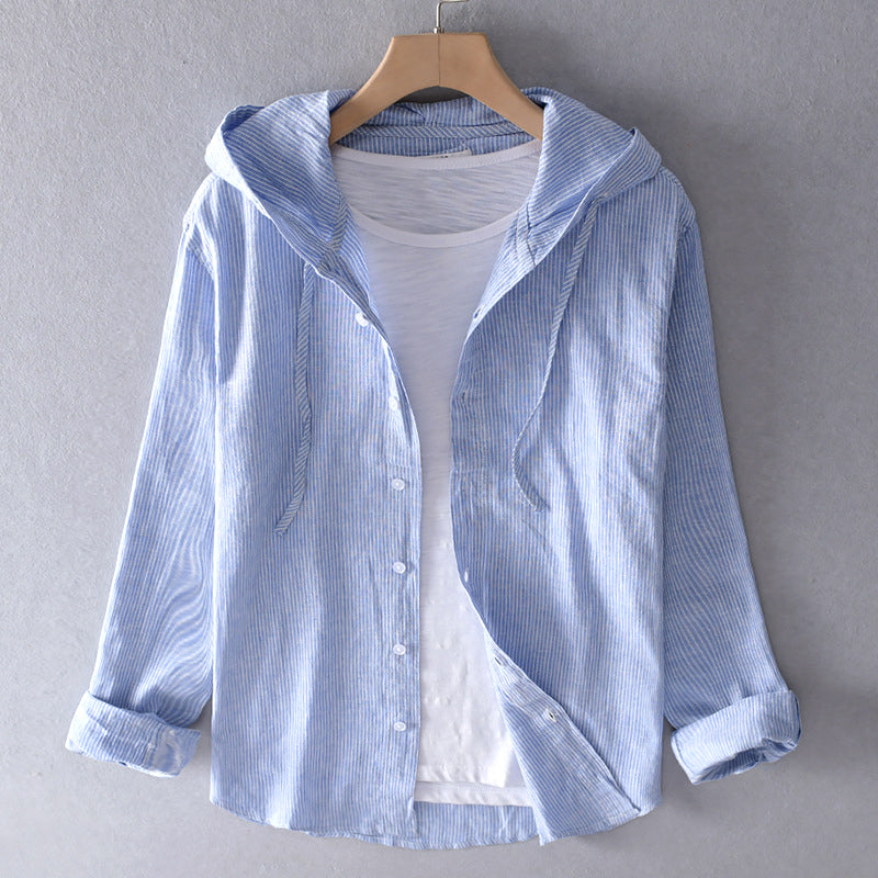 Marit™|Lichtgewicht Blouse met Capuchon