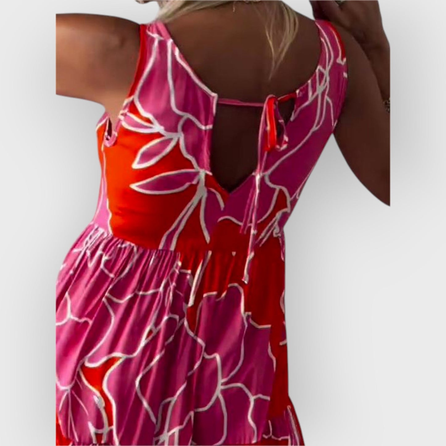 Lieke™ | Off-Shoulder Jurk met Bloemenprint