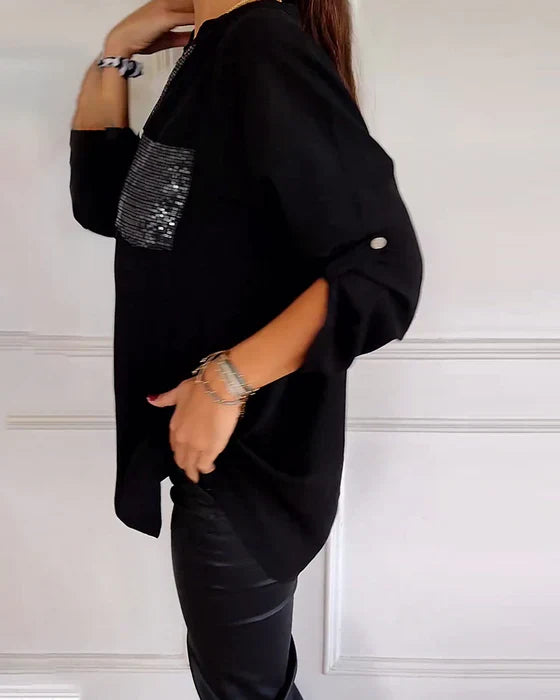Liva™|Casual Glamoureuze Top