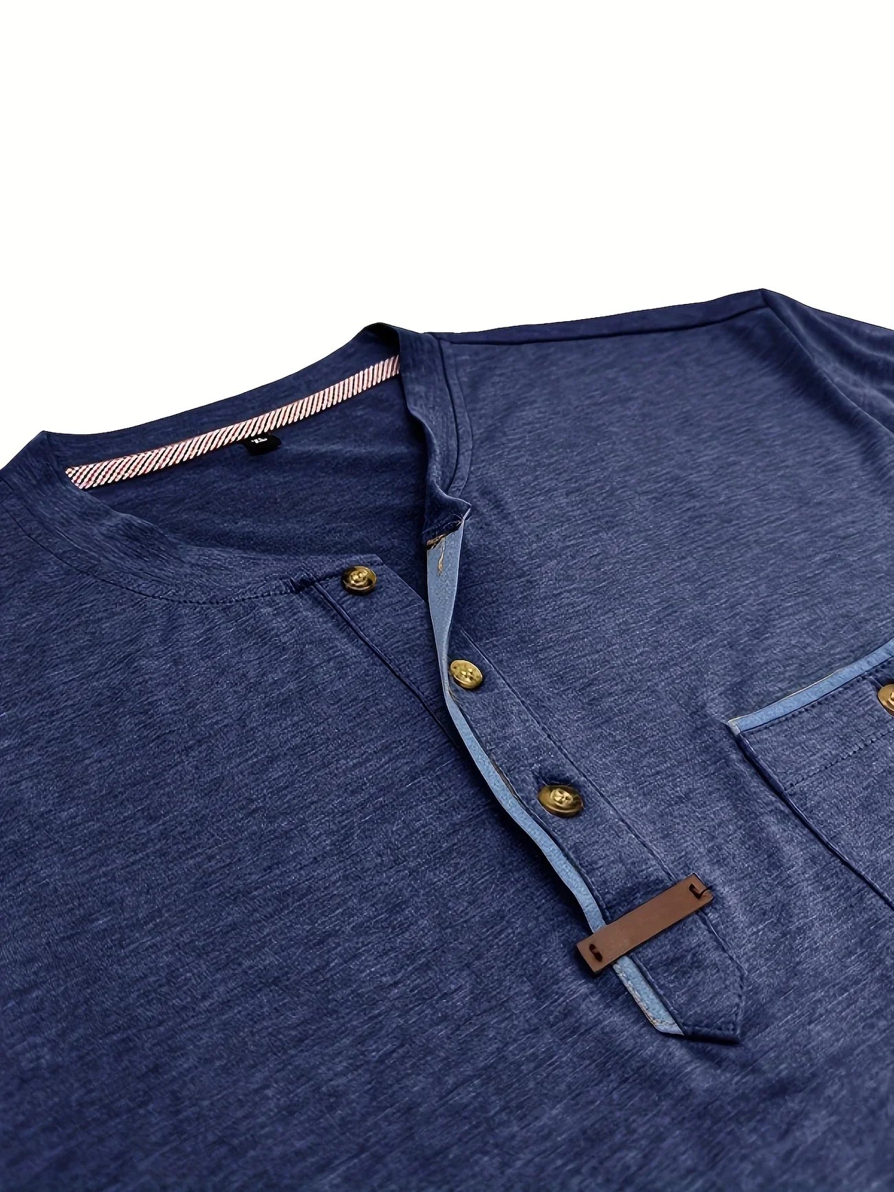 Roel™ | Elegant Ronde Hals T-shirt Met Zak