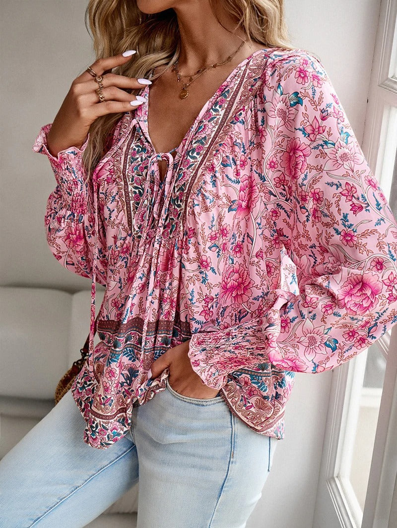 Nadine™ | Elegante Bloemenblouse