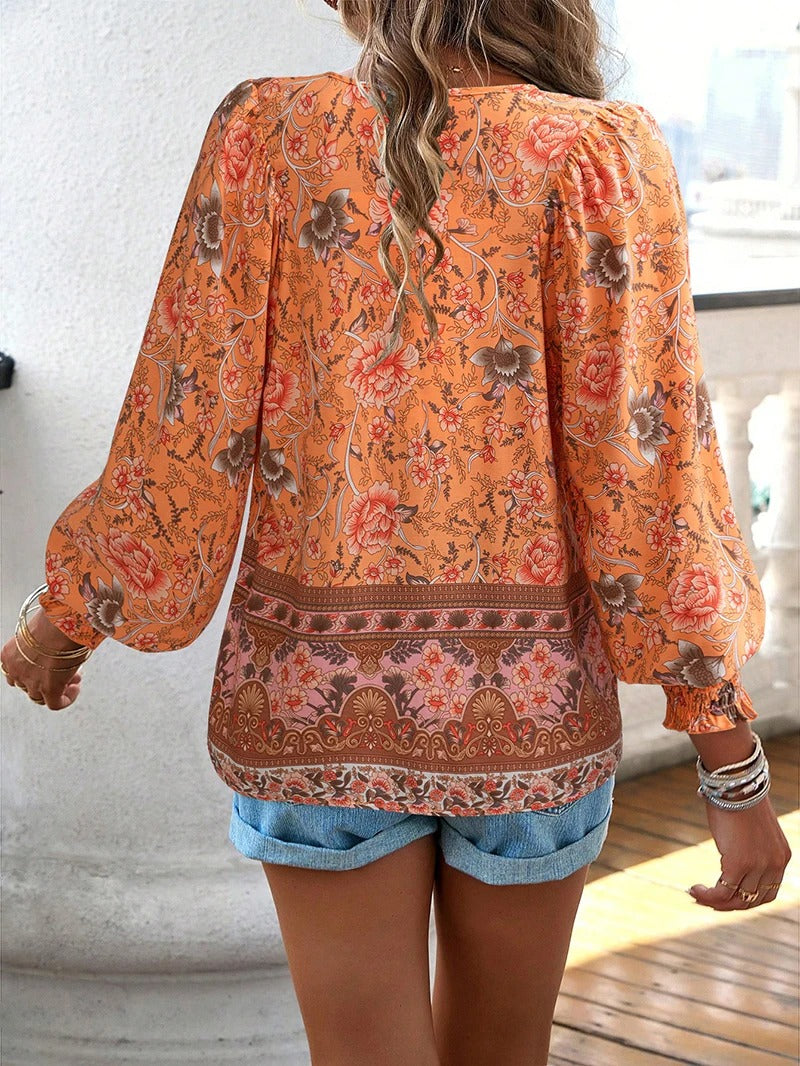 Nadine™ | Elegante Bloemenblouse