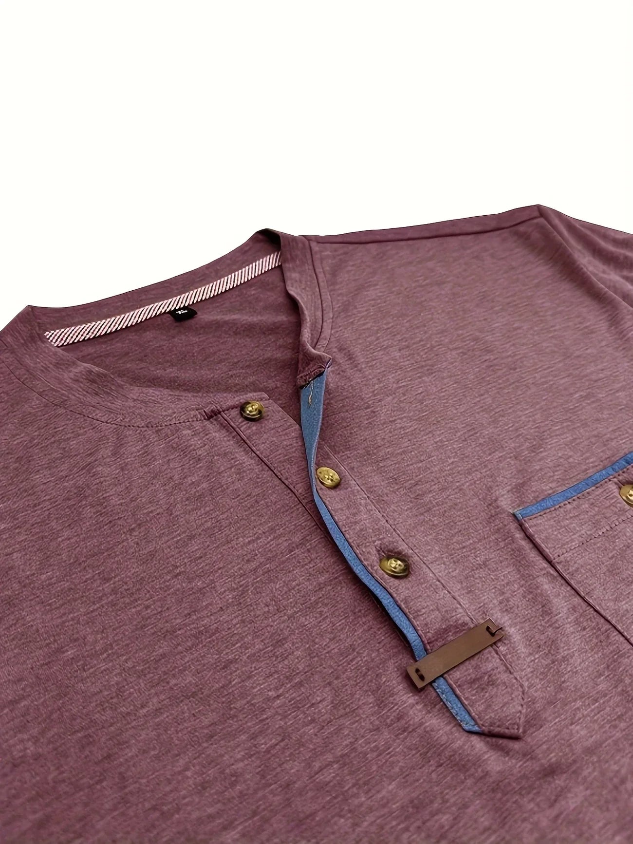 Roel™ | Elegant Ronde Hals T-shirt Met Zak