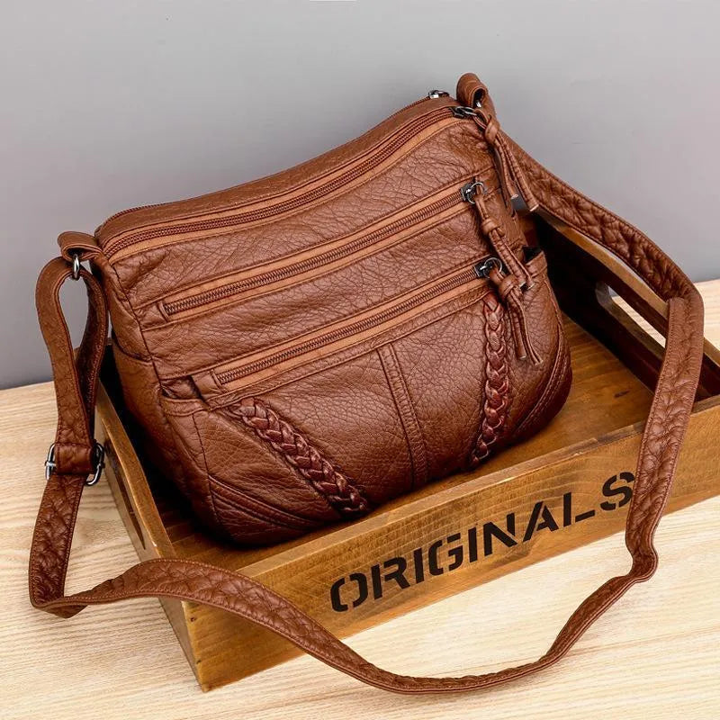 Marijn™|Zachte leren tas