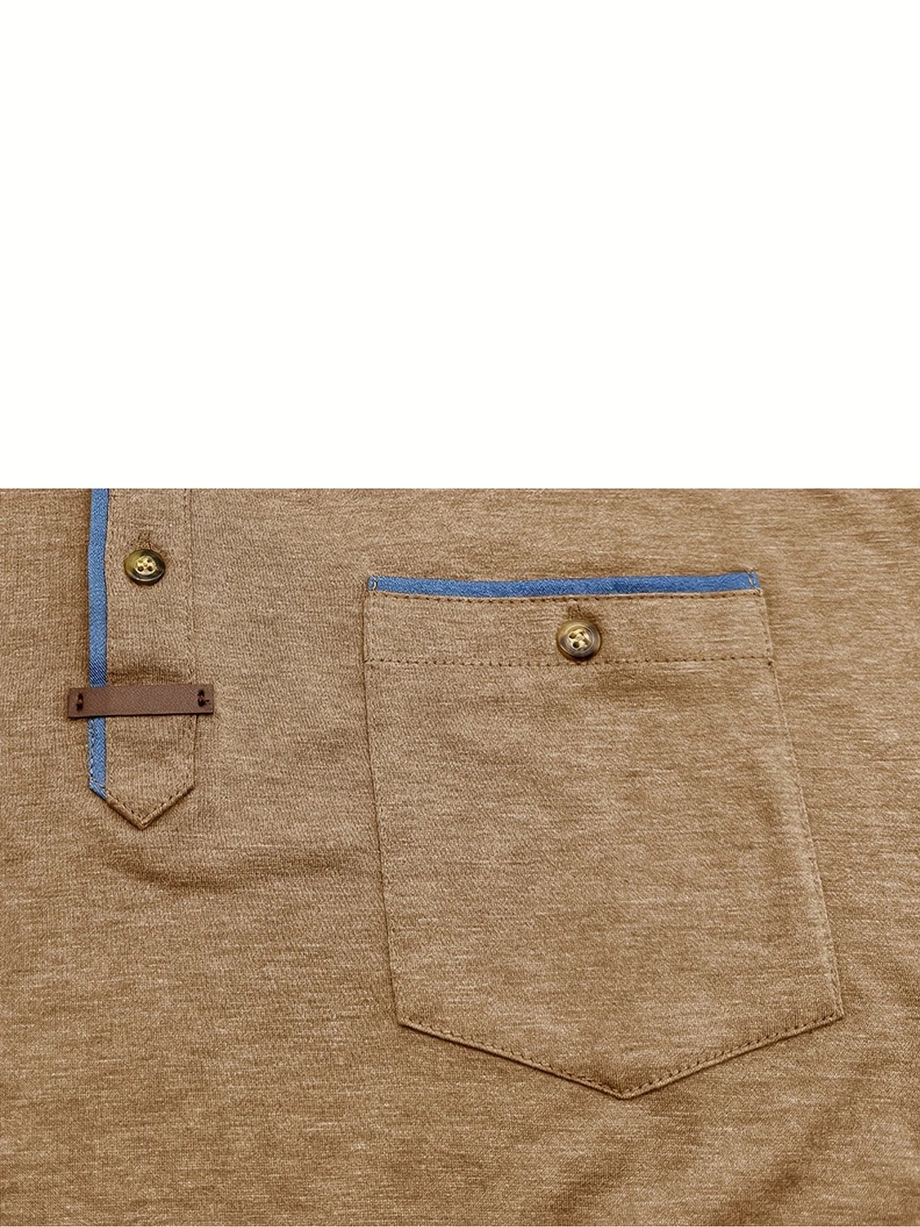 Roel™ | Elegant Ronde Hals T-shirt Met Zak