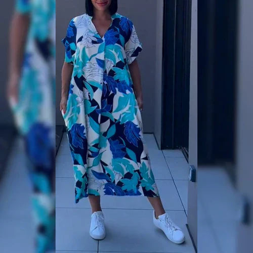 Hannah™ | Elegante Jurk Met Print